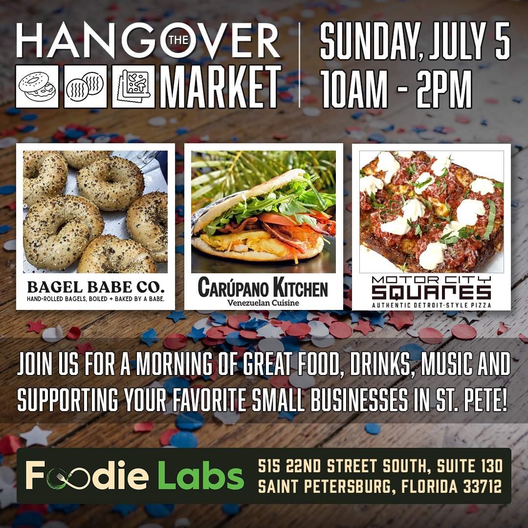 Hangover Market — Sunday July 5, 10AM–2PM at Foodie Labs
